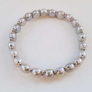 🌪Pearl Bracelet - Gray/Silver🌪